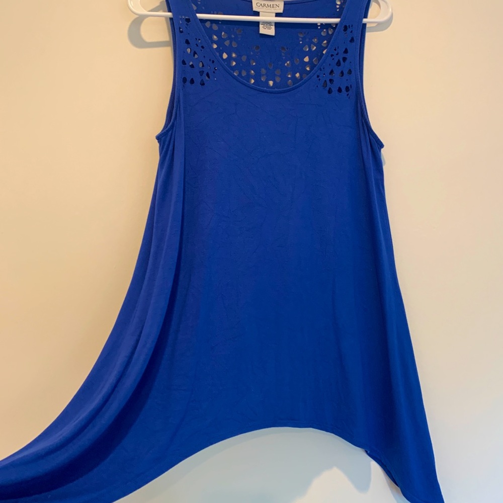 Carmen Marc Valvo T - Shirt, sleeveless,